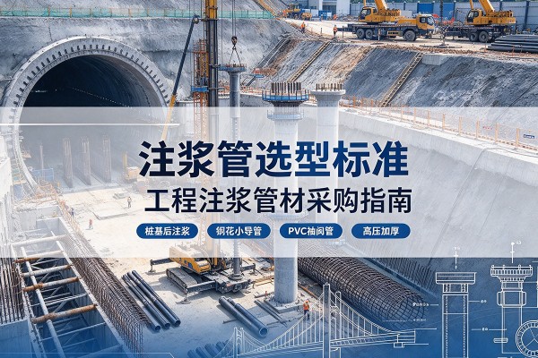广安注浆管选型标准