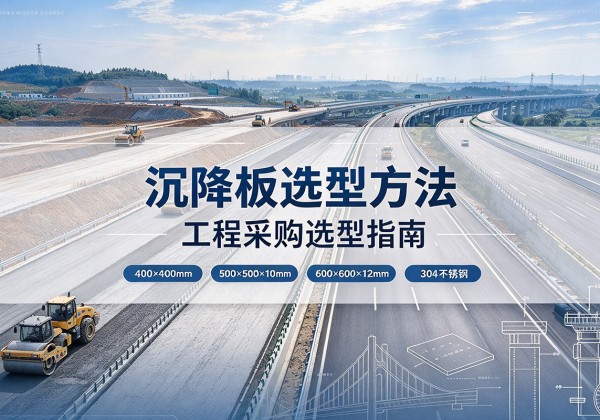 广安沉降板选择方法