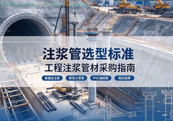 广安注浆管选型标准